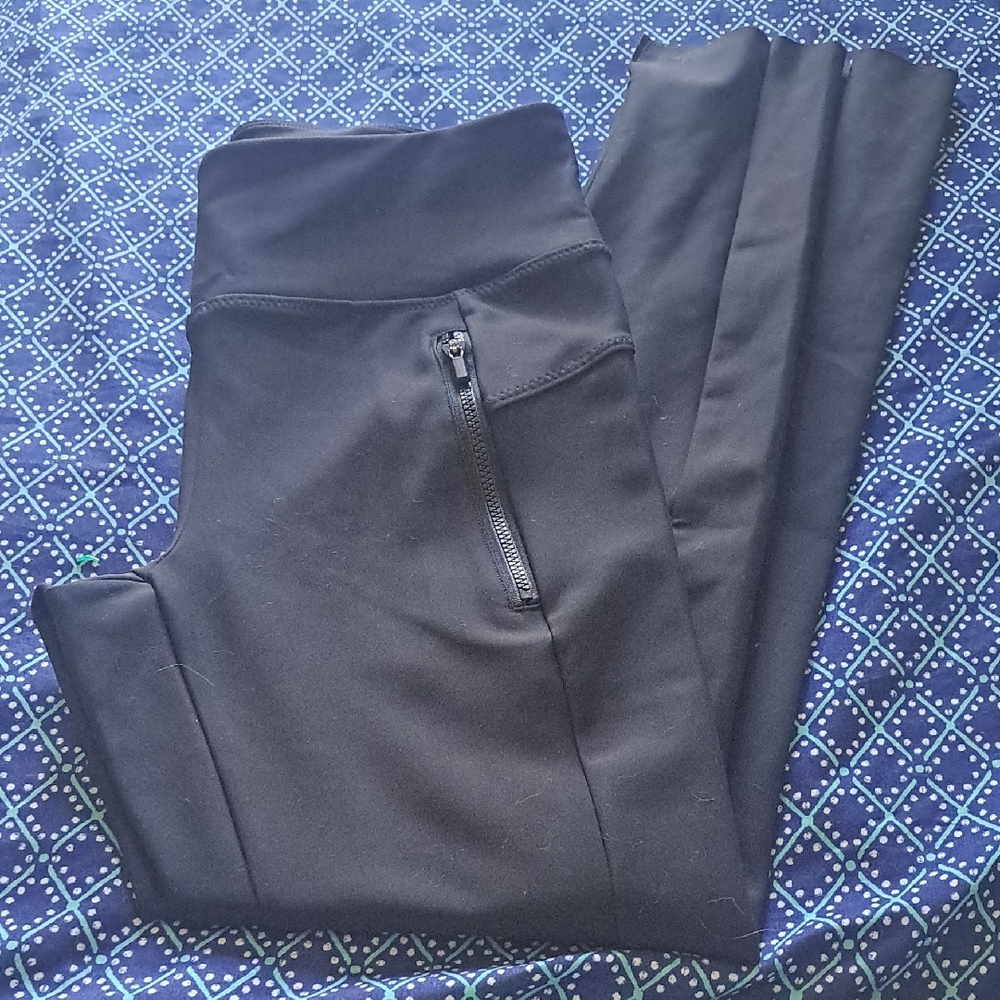 Athleta Black High-Waisted Leggings - Picture 1 of 1